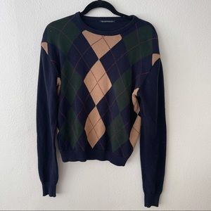 Brandy Melville argyle sweater